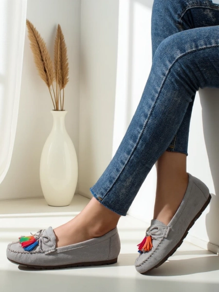 Royalfashion Női öko velúr mokaszin Zimmid