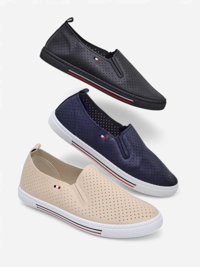 Royalfashion Női perforált slip-on cipők Vielles