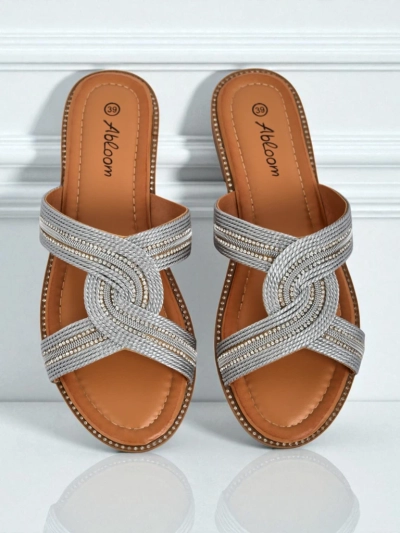 Royalfashion Női fonott papucs Woven Breeze