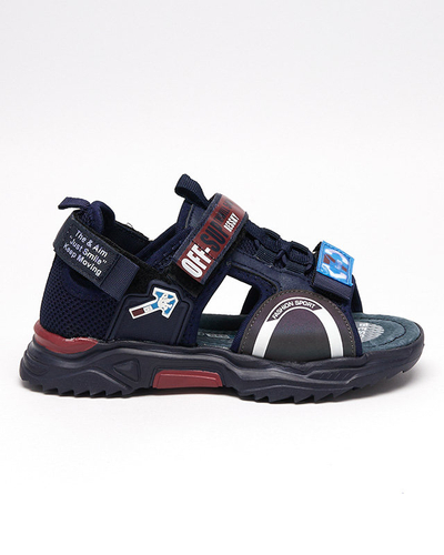 OUTLET Gyermek sötétkék szandál tépőzáras Wukapi - Lábbeli