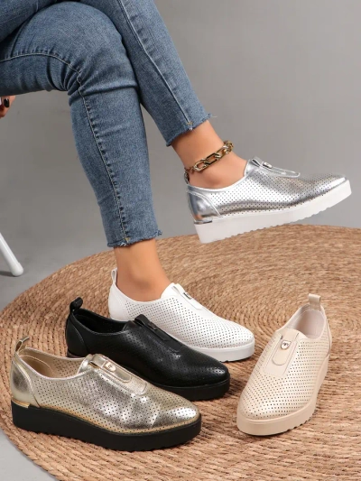 Royalfashion Női Slip-On Légáteresztő Cipők Goffies