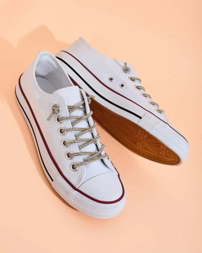 Royalfashion Női tornacipő díszes fűzővel Timi