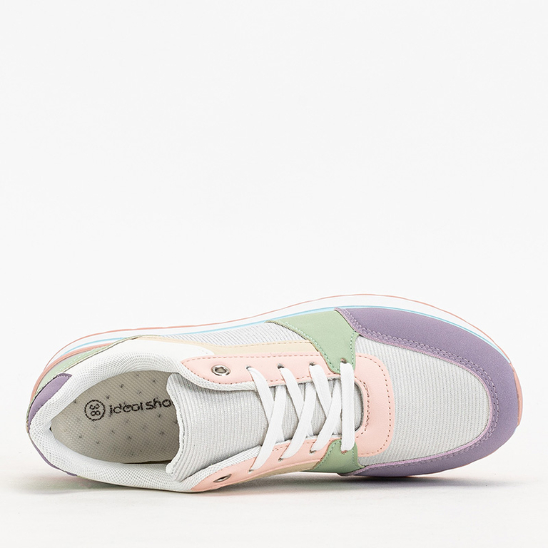 Többszínű női sportcipő csillogó Berilan - Lábbeli