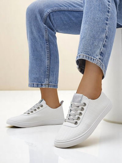 Royalfashion női környezetbarát műbőr tornacipő PureWalk