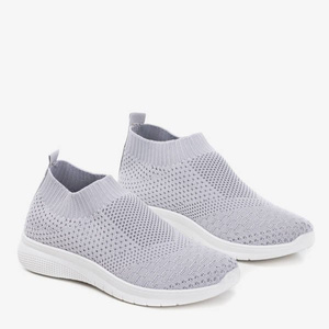 Szare sportowe buty slip - on Brize - Obuwie