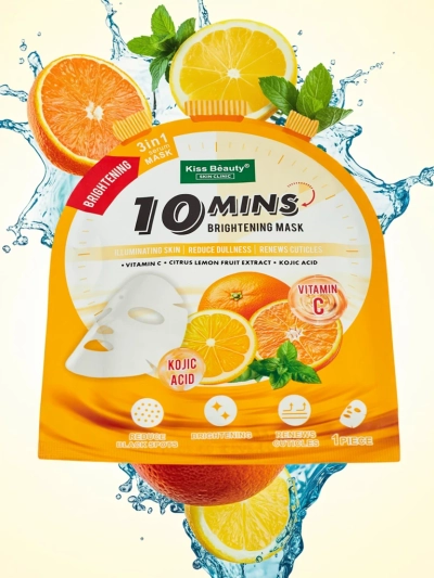 C-vitaminos arcmaszk fátyolban - Ragyogó