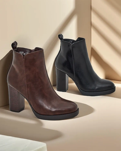 Royalfashion Női bokacsizma magas száron Erozi