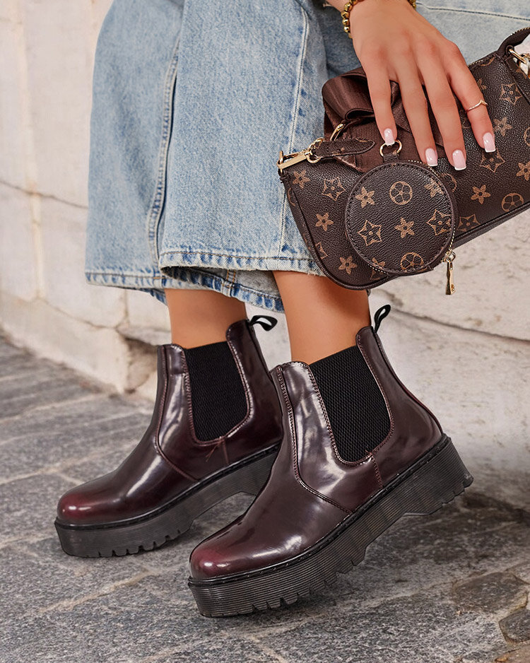 Royalfashion Női eko bőr Movitas csizma