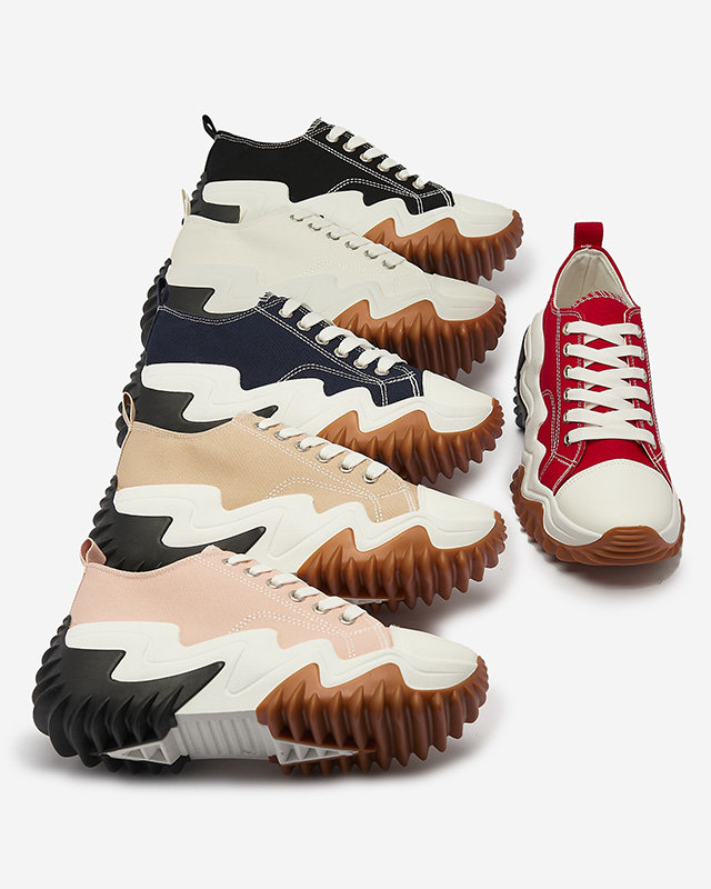 Sportcipő a'la tornacipő fekete színben Ascota- Footwear