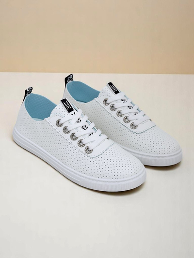 Royalfashion női ökobőr tornacipők Next Step