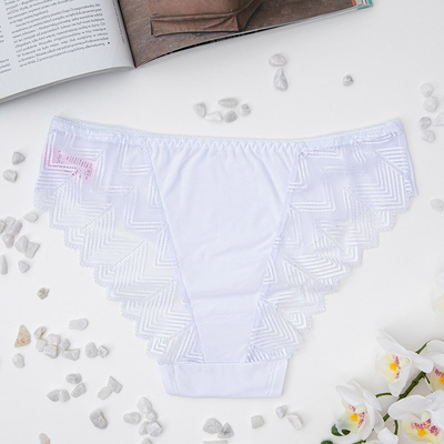 Női fehér nadrág átlátszó betéttel - Fehérnemű