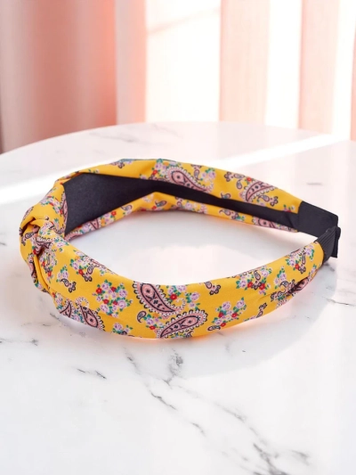 Royalfashion Molly Twist Mintás Fonott Hajpánt
