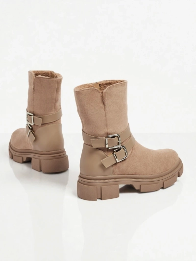 Magas szárú női öko velúr Callire bokacsizma