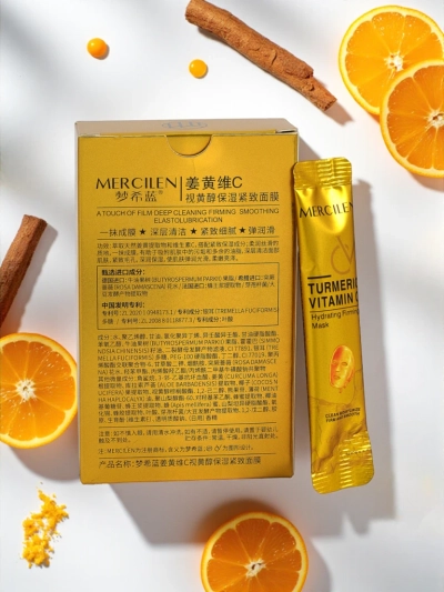 Aurelia Vita Hydrating Maszk kurkumával és C-vitaminnal Mercilen 25ml