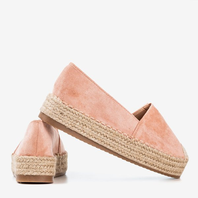 Roseanne platform espadrilles rózsaszínben - lábbeli