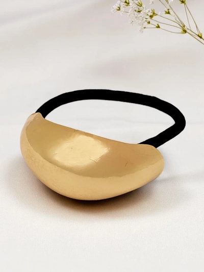 Royalfashion Hajgumi félkörívű díszítéssel Halfmoon Twist