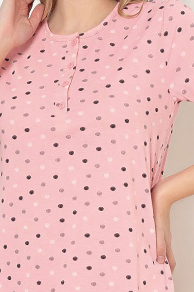 Royalfashion Női pöttyös hálóing