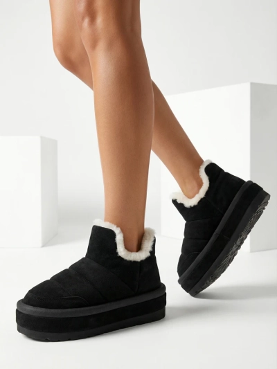 Royalfashion Női Zoeno rövid csizma a'la hócsizma