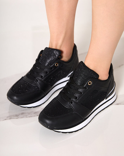 OUTLET Fekete női sportcipő Uzzuci- Footwear