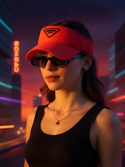 Royalfashion Neon Glow napellenző