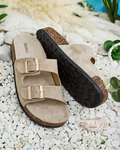 Royalfashion Női flip-flopok csattal Foumy