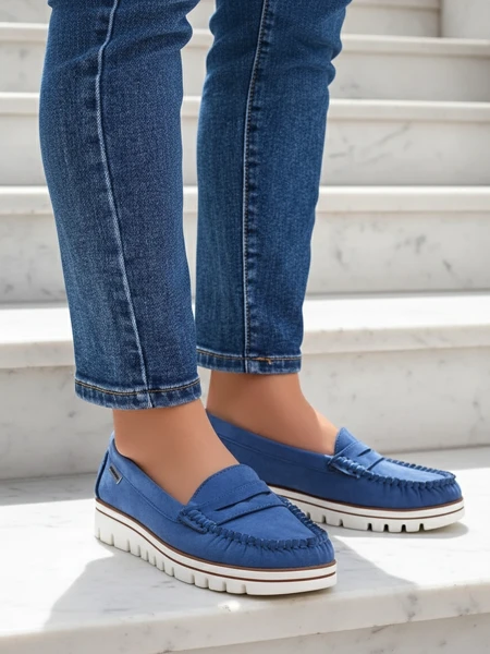 Royalfashion Női öko-suede mokaszin Bellisse