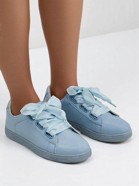 Royalfashion Női öko-bőr sportcipők dekoratív fűzőkkel Etti