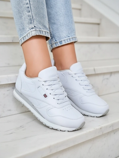 Sneaker Atelier Bianca - Klasszikus Fehér Női Cipő