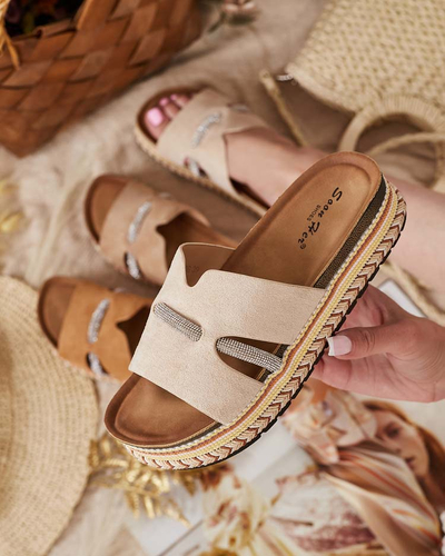 Royalfashion Női Orolta cirkóniás flip-flop