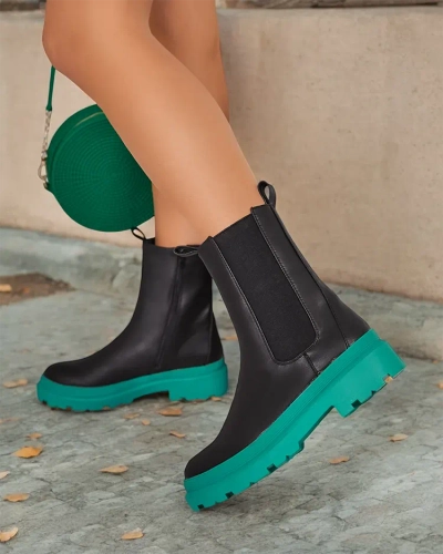 Royalfashion Eko bőr női csizma Ereste