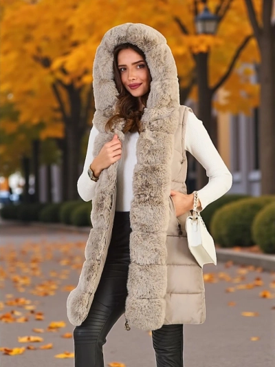 Royalfashion Női dzseki levehető ujjakkal