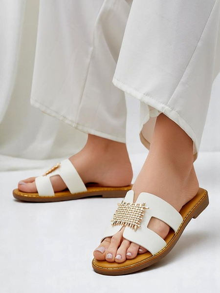 Royalfashion díszített női papucsok Crattes