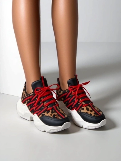 Royalfashion Női sportos sneakers vastag talppal Ivvert