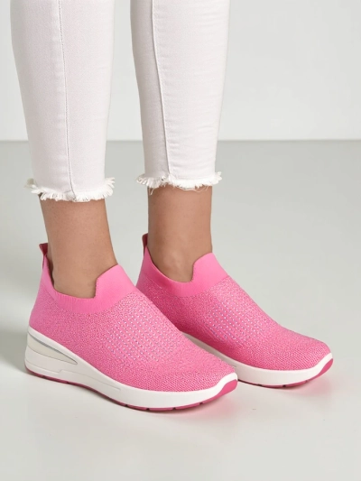 Royalfashion Slip-on női wedge sportcipő strasszkövekkel Qelavise