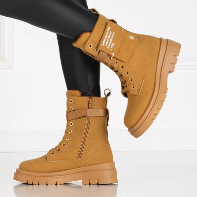 OUTLET Világosbarna női túrabakancs Armys - Lábbeli