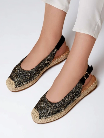 Royalfashion Női espadrilles díszes hímzéssel