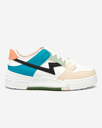 Bézs és kék színű női sportcipő Tremsi tornacipő - Lábbeli