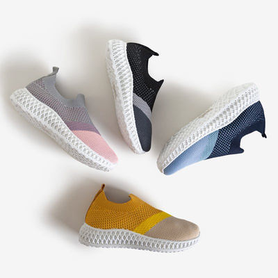 Sárga csúszás a gyermek sportcipőkön Edelvisi - Lábbeli