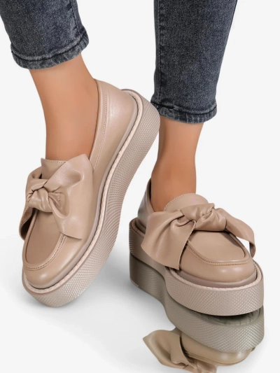 Royalfashion Elegáns női mokaszin masnival Ortto