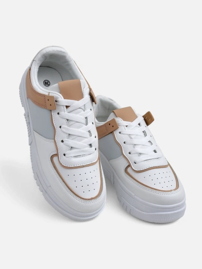 Aristea Azzurro női öko-bőr sneakerek 4 cm-es lapos talppal