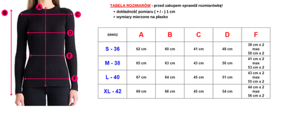 Női piros párnás pulcsi - Ruházat