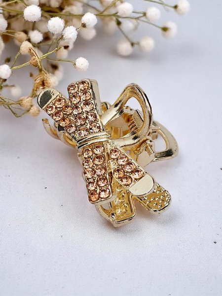 Royalfashion Hajcsat Strasszokkal Arany Hajcsat