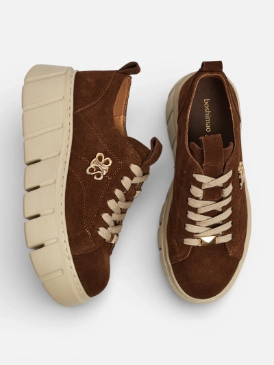 Renos sportos női sneakerek természetes bőrből