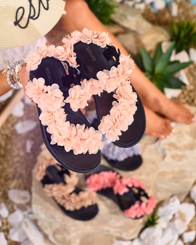 Royalfashion Powder női szandál virágokkal Alferroy