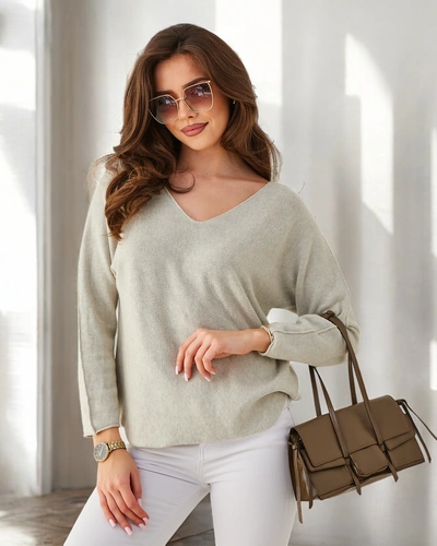 Royalfashion Női Könnyű Viscose Pulóver