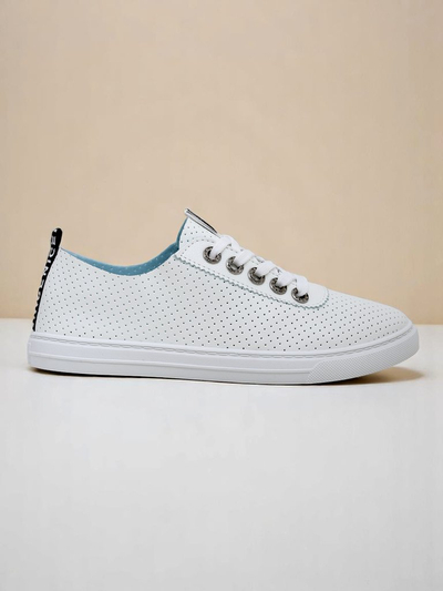 Royalfashion női ökobőr tornacipők Next Step