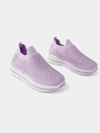Royalfashion slip-on női sportcipők strasszokkal Adeq