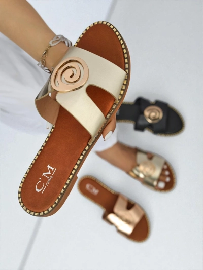 Royalfashion Női lapos talpú papucs Glam Bliss