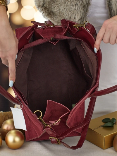 Dorelle női shopper táska, öko-velúr