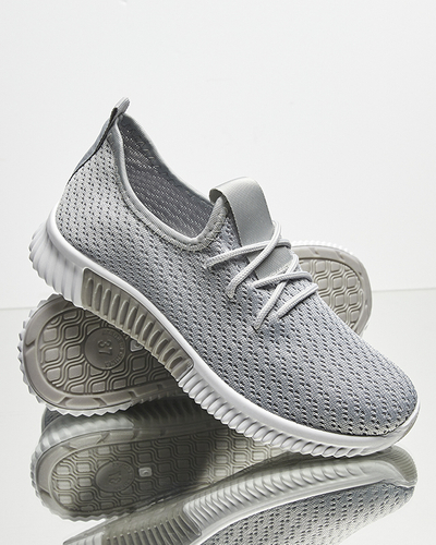 Szürke női szövet sportcipő Vobbu- Footwear